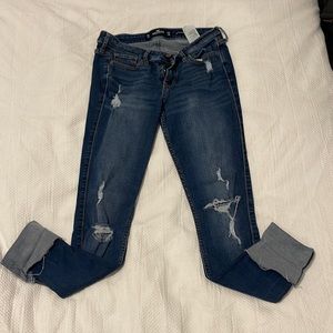 Women’s Hollister low rise super skinny crop jeans size 5R (#3)